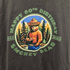 Smokey Bear Graphic T-Shirt | Size L | Green / NWOT